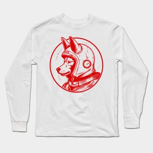 Laika, the first dog in space Long Sleeve T-Shirt